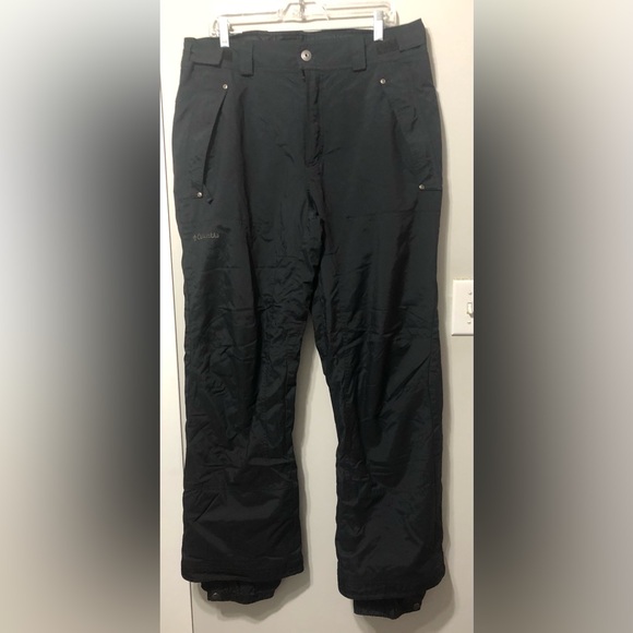 COLUMBIA black woman’s winter pants size L. - Picture 1 of 12